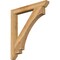 Ekena Millwork Imperial Slat Rough Sawn Bracket, Western Red Cedar, 4"W x 36"D x 40"H BKT04X36X40IMP06RWR - alternate 1